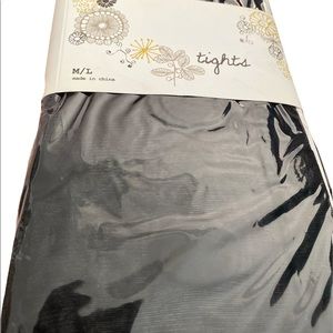 New in package 3 blk tights medium
